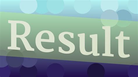 how to pronounce result|How to pronounce RESULT in English .